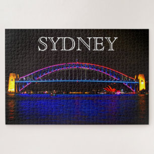 sydney vivid harbour-brug legpuzzel