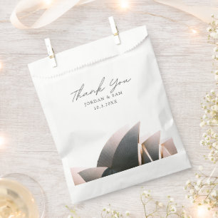 Sydney Wedding Favor Opera House Dank u Foto Bedankzakje