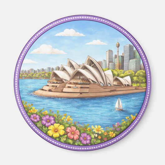 Sydney's Operahuis Magneet (Voorkant)
