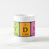 Sydni, tasse de nom de table périodique (Centre)