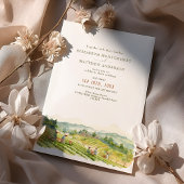 Sylhet Tea Garden Carte d'invitation de mariage