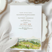 Sylhet Tea Garden Carte d'invitation de mariage
