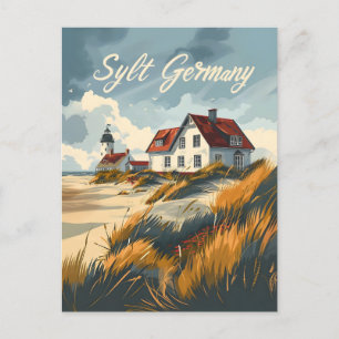 Sylt Duitsland Noord-Friese eiland Briefkaart