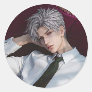 Sylus na het werk, liefde en Deepspace Geïnspireer Ronde Sticker