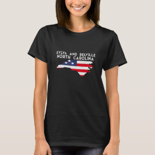 Sylva en Belville North Carolina USA State Americ T-shirt
