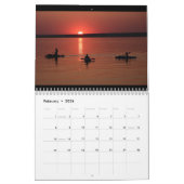 Sylvan Beach Silhouetten Kalender (Feb 2026)
