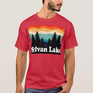 Sylvan Lake Colorado Retro T-shirt