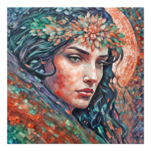 "Sylvarra" - Gefluister in de Tesserae Foto Afdruk