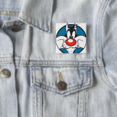 SYLVESTER™ Dotty Icon Vierkante Button 5,1 Cm (In situ)