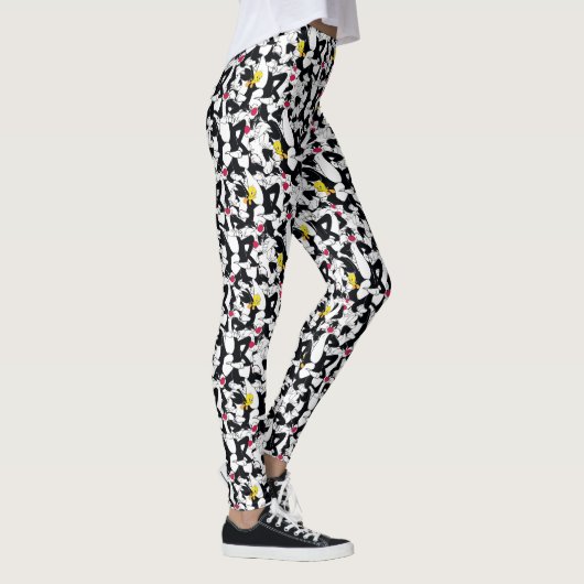 SYLVESTER™- EN TWEETY™-patroonsysteem Leggings (Rechts)