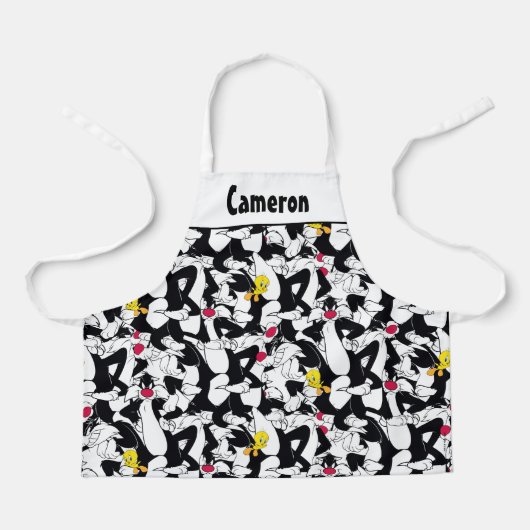 SYLVESTER™- EN TWEETY™-patroonsysteem Schort (Voorkant)