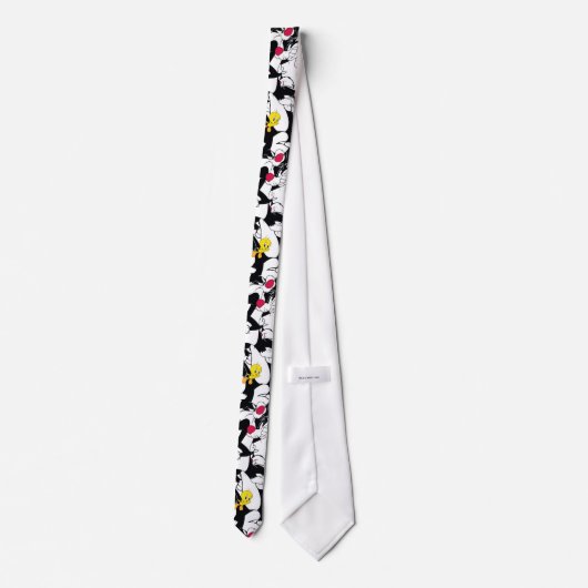 SYLVESTER™- EN TWEETY™-patroonsysteem Stropdas (Achterkant)