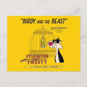 SYLVESTER™ EN TWEEY™   Birdy and the Beast Briefkaart