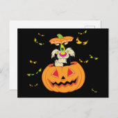 SYLVESTER™ Hiding in een Jack-o-Lantern Uitnodiging Briefkaart (Voorkant / Achterkant)