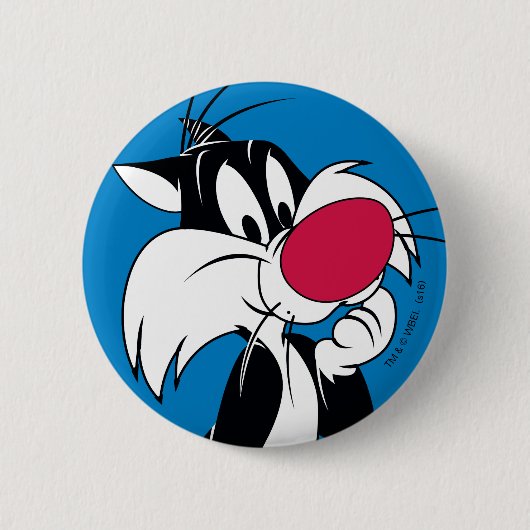 Sylvester Jr. | Klassieke post Ronde Button 5,7 Cm (Voorkant)