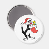 SYLVESTER™ Kat met kous Magneet (Voorkant / Achterkant)