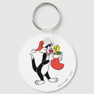 SYLVESTER™ Kat met kous Sleutelhanger