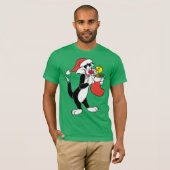 SYLVESTER™ Kat met kous T-shirt (Voorkant volledig)