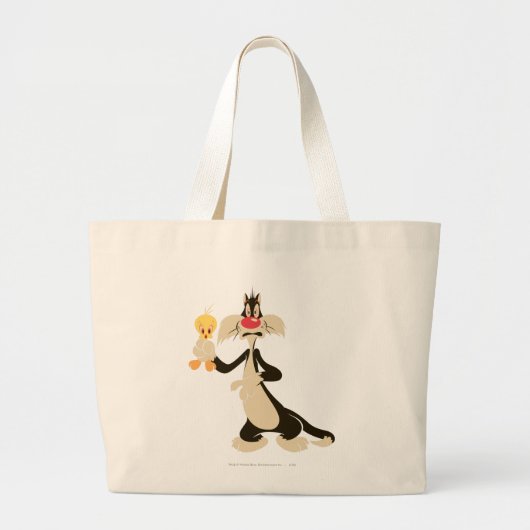 SYLVESTER™ met TWEETY™ Grote Tote Bag (Voorkant)