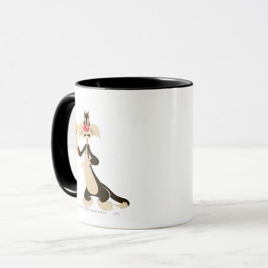 SYLVESTER™ met TWEETY™ Mok (Voorkant links)