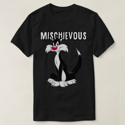 Sylvester Mischievous  Kattenportret T-shirt (Design voorkant)