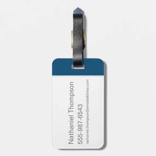 SYLVESTER™- Naughty? Moi? Bagagelabel (Achterkant verticaal)