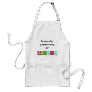 Sylvester periodieke lijstnaam apron standaard schort