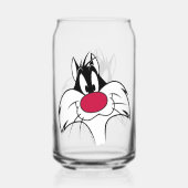 SYLVESTER™ Red Nose Face Blikvorm Glas (Achterkant)