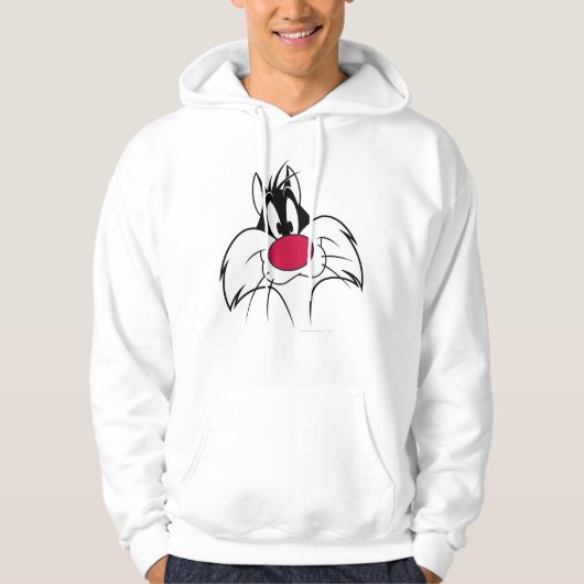 SYLVESTER™ Red Nose Face Hoodie (Voorkant)