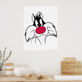 SYLVESTER™ Red Nose Face Poster (Keuken)