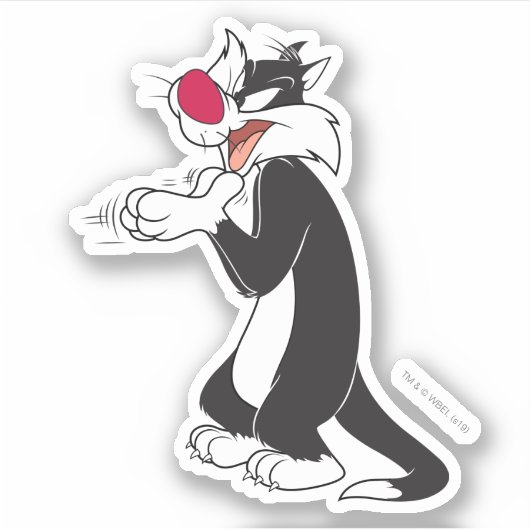 SYLVESTER™ Rubberen Sticker (Voorkant)