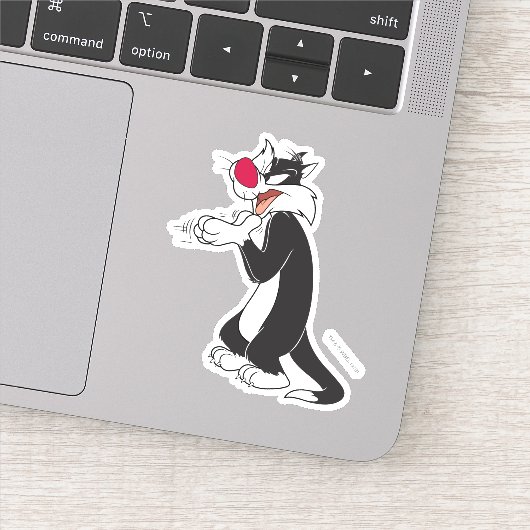 SYLVESTER™ Rubberen Sticker (Detail)