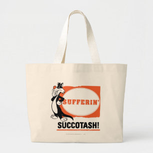 SYLVESTER™ Sufferin' Succotash! Grote Tote Bag