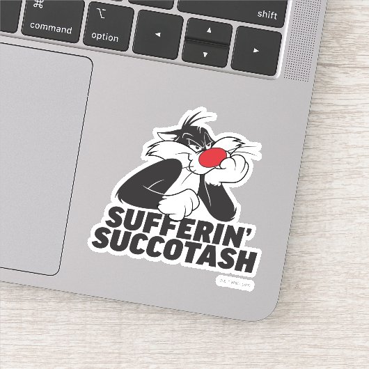 SYLVESTER™ "Sufferin" Succotash" Sticker (Detail)