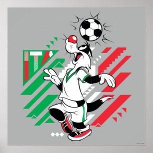SYLVESTER™ Team Italië Voetbal Grafisch Poster