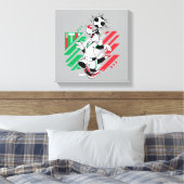 SYLVESTER™ Team Italy Soccer Graphic Canvas Afdruk (Insitu (Slaapkamer))