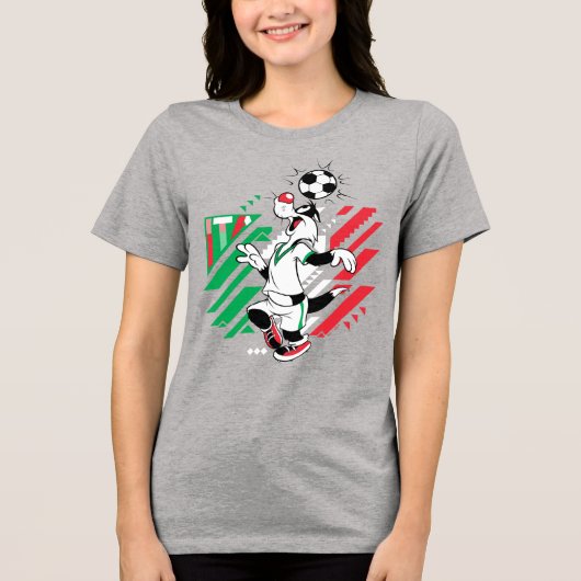 SYLVESTER™ Team Italy Soccer Graphic Tri-Blend Shirt (Voorkant)