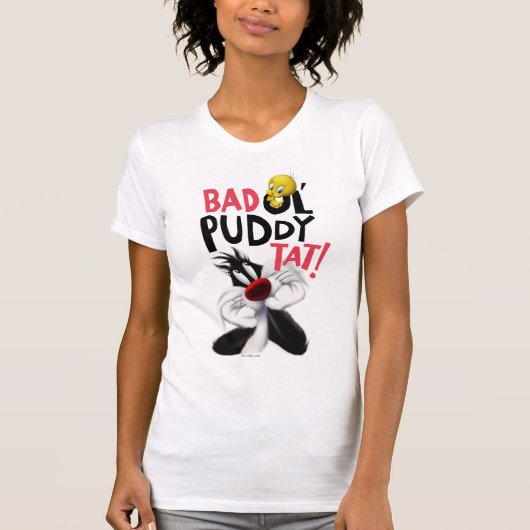 SYLVESTER™ & TWEETY™ - Gemiddelde Ol' Puddy Tat T-shirt (Voorkant)