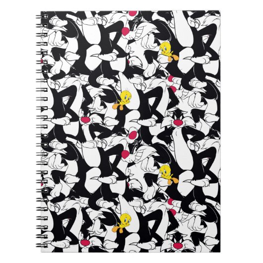SYLVESTER™ & TWEETY™ Patroon Notitieboek (Voorkant)