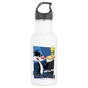 SYLVESTER™ & TWEETY™ "We spelen sandwich" Waterfles