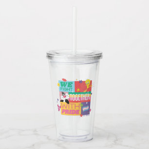 SYLVESTER™ & TWEETY™ We vechten samen met trots Acryl Drinkbeker