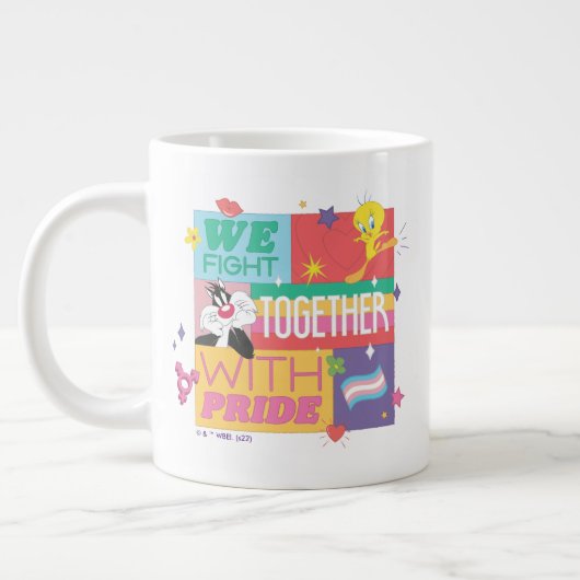 SYLVESTER™ & TWEETY™| We vechten samen met trots Extra Grote Beker (Links)