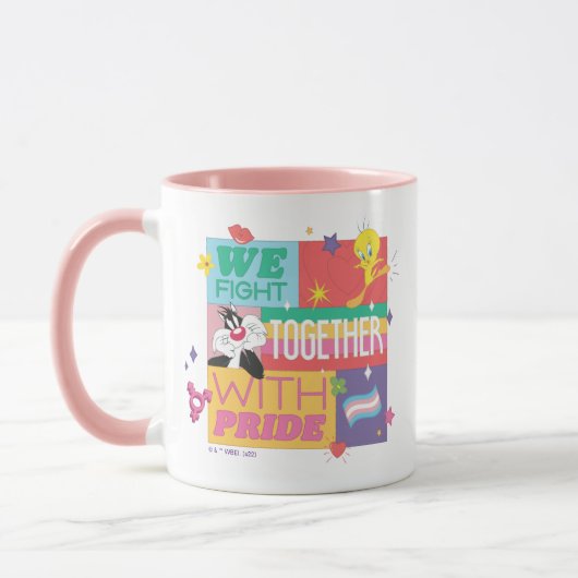 SYLVESTER™ & TWEETY™| We vechten samen met trots Mok (Links)