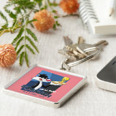 SYLVESTER™ & TWEETY™ "We'll Play Sandwich" Sleutelhanger (Zijkant)