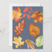 Sylvester waterkleur herfst egel kaart (Achterkant)