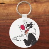 SYLVESTER™ Wrijvende Pootjes Sleutelhanger (Voorkant)