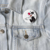 SYLVESTER™ Wrijvende poten Ronde Button 5,7 Cm (In situ)