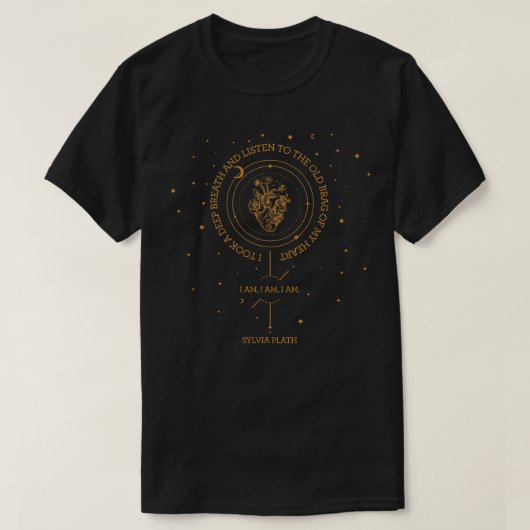 Sylvia Plath T-shirt (Design voorkant)