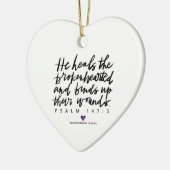 SylviasStory Psalm 147:3 Ornament hart (Links)