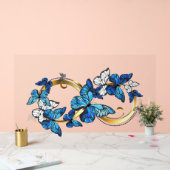 Symbol Infinity of Blue Morpho Butterflies (Mariage)
